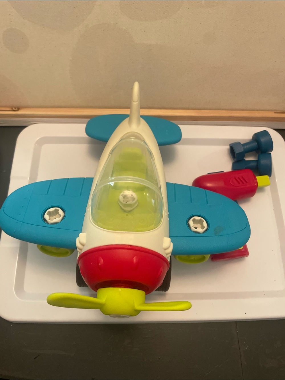 Battat – Take-Apart Airplane – Colorful Take-Apart Toy Airplane with drill